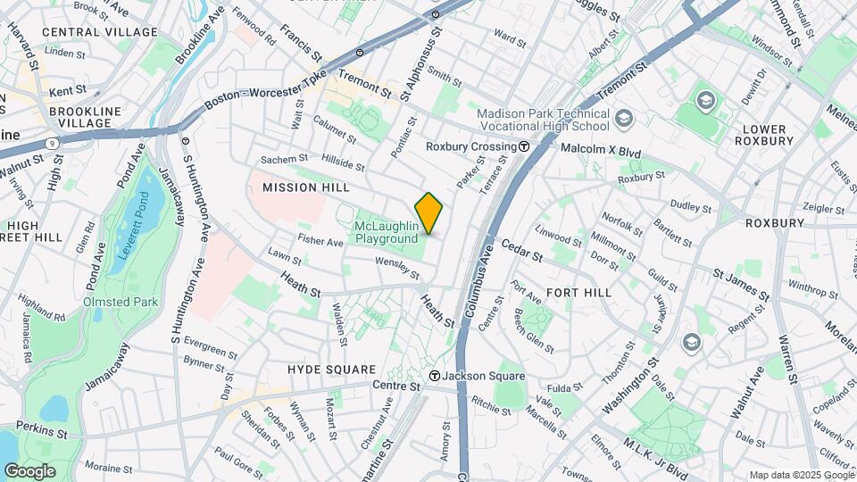 273 Parker Hill Ave Mapa y Detalles de la Ubicación