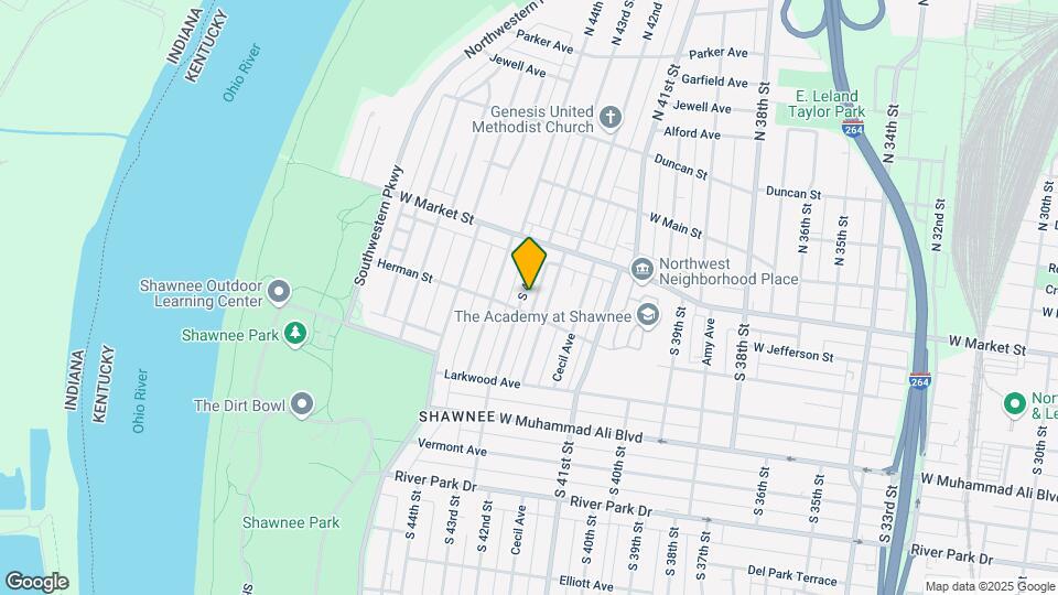 243 S 43rd St Map and Location Details