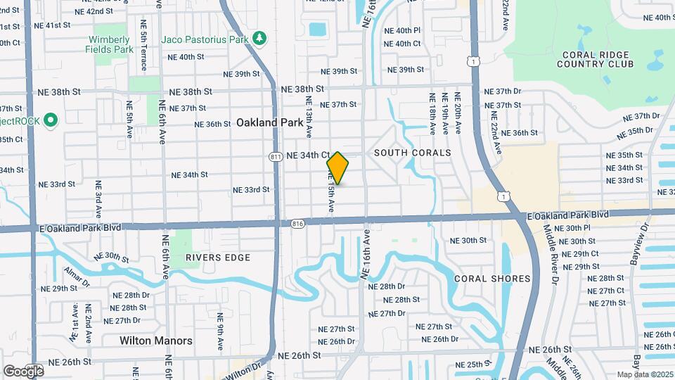 1508 NE 33rd St Map and Location Details