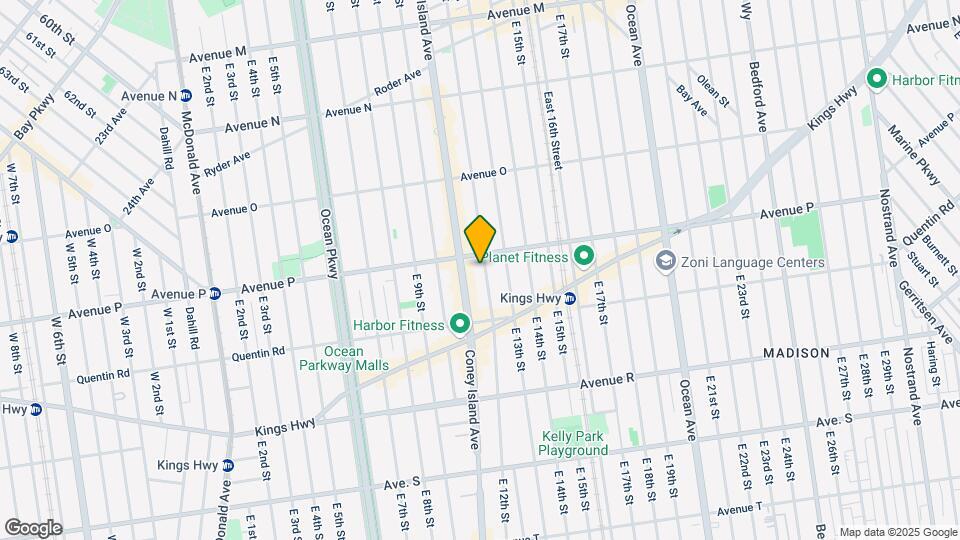 1614 E 12th St Map and Location Details