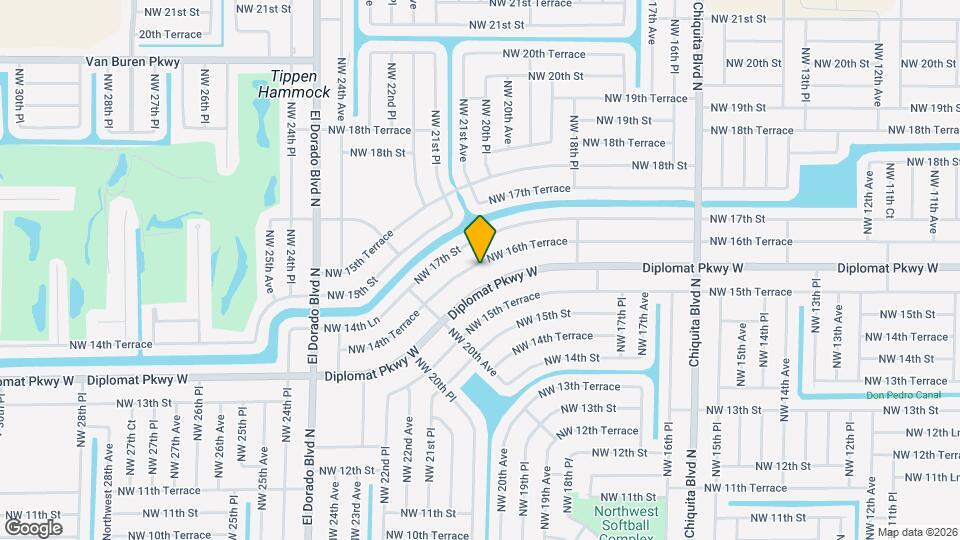 2020 NW 16th Terrace Map and Location Details
