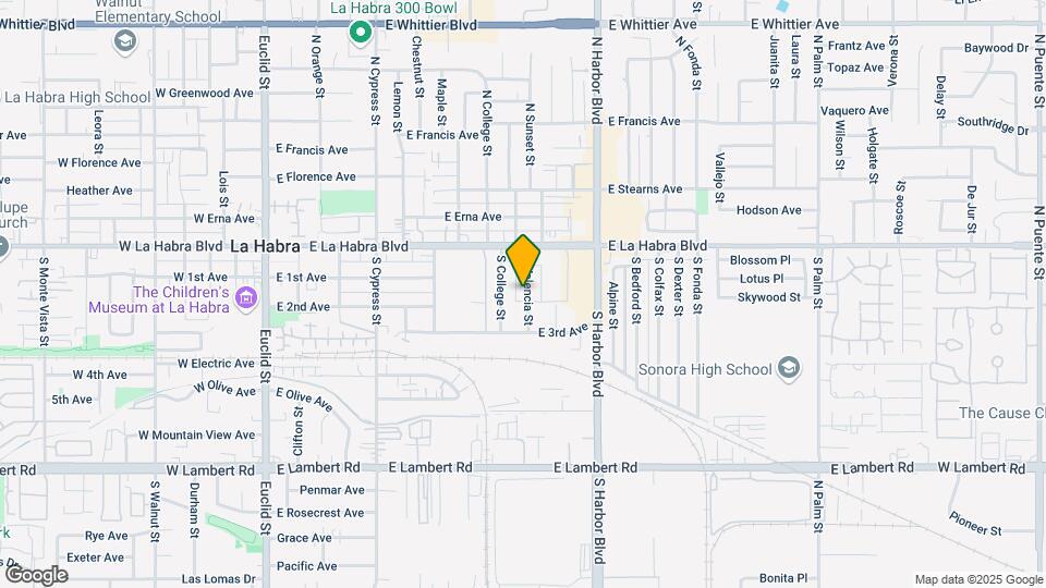 231 S Valencia St Map and Location Details