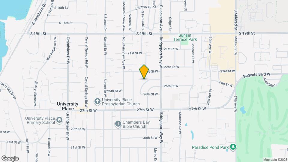 7605 Sunset Cir W Map and Location Details