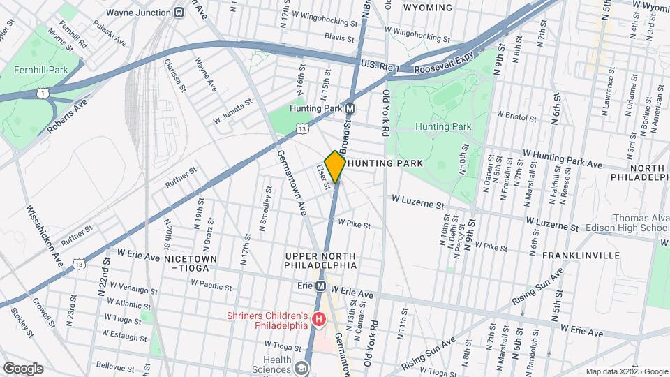 3948 N Broad St Mapa y Detalles de la Ubicación