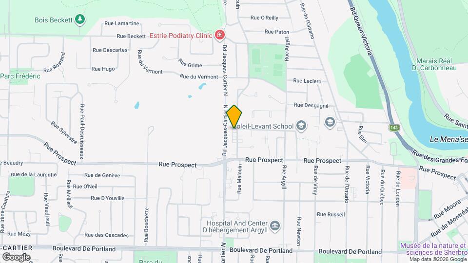 825 Malouin St Map and Location Details