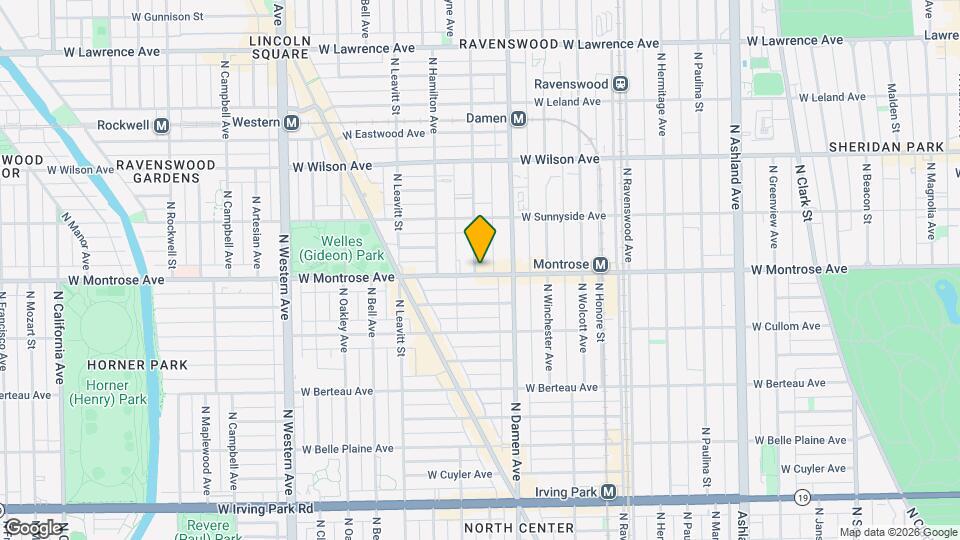 2036 W Montrose Ave, Unit 03 Mapa y Detalles de la Ubicación