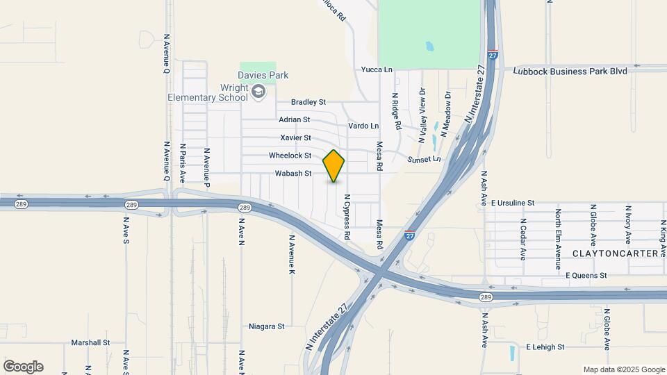 2134 N Texas Ave Mapa y Detalles de la Ubicación