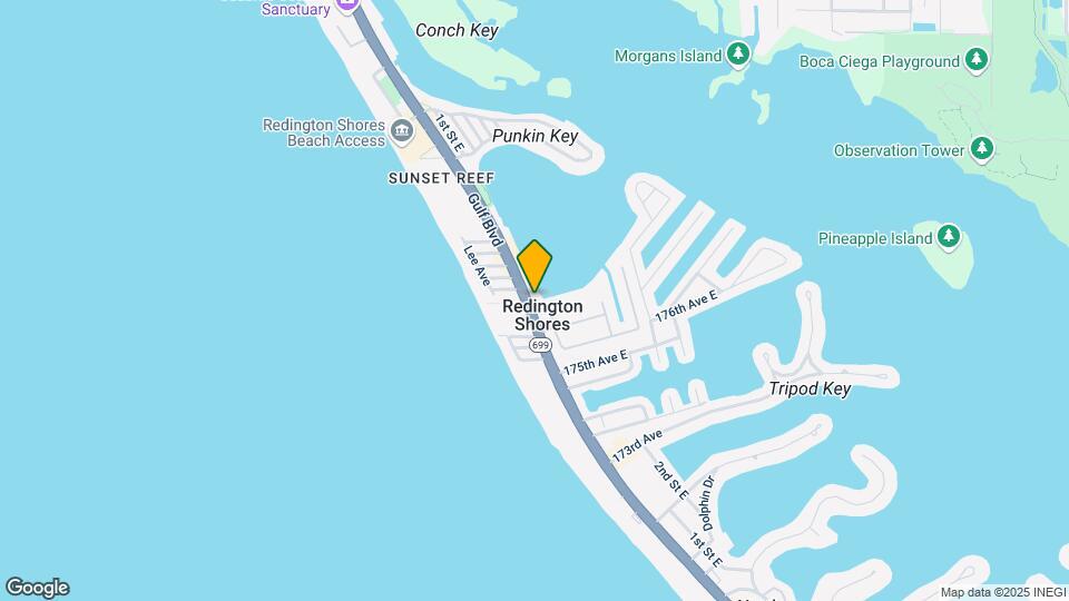 17717 Gulf Blvd Map and Location Details