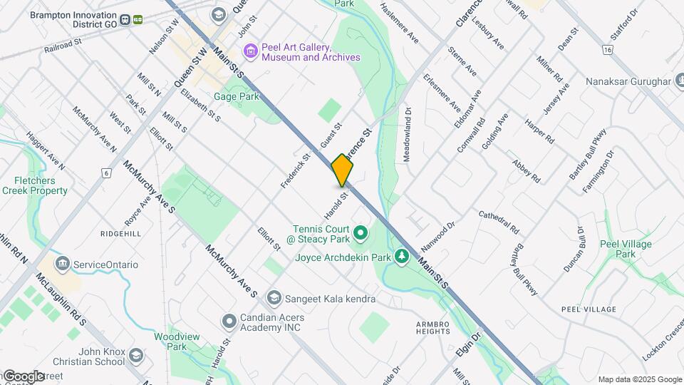 119 Main St S Map and Location Details