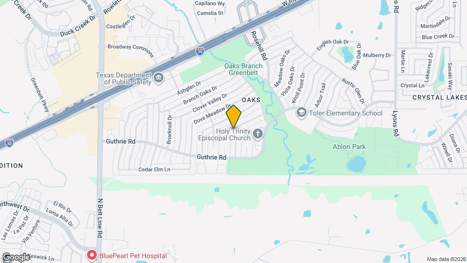 2834 Fern Glen Dr Map and Location Details