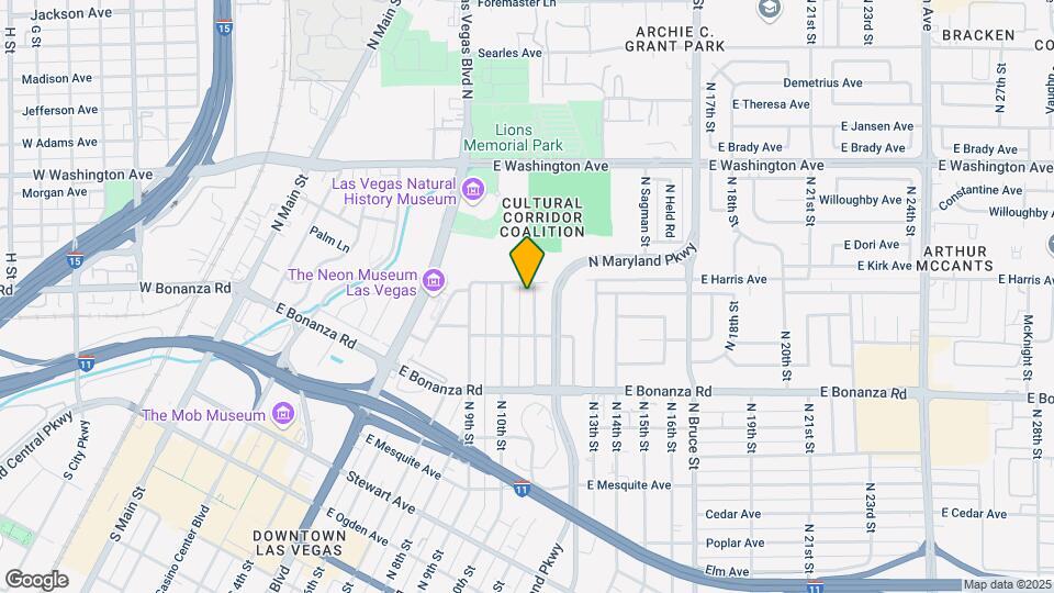 733 11th St Map and Location Details