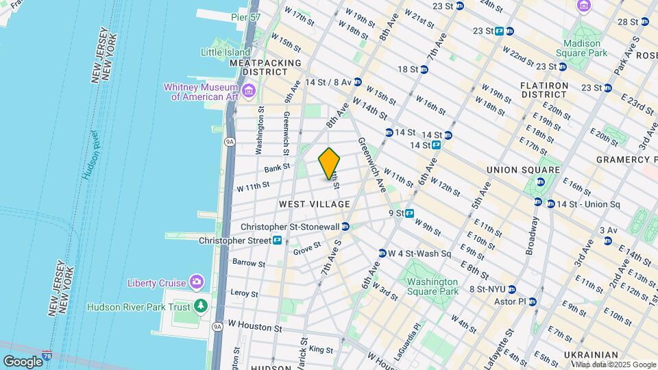 61 Perry St Map and Location Details