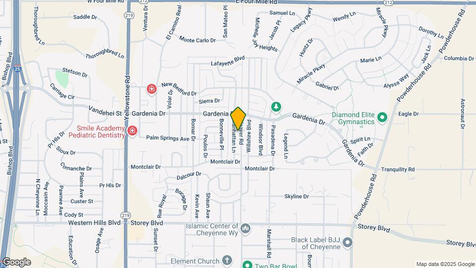 6921 Manhattan Ln Map and Location Details