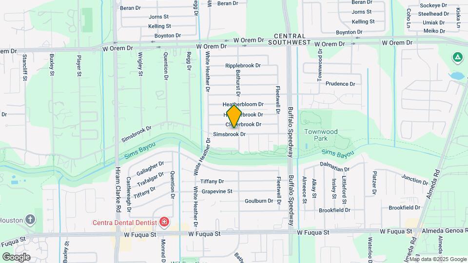 3906 Simsbrook Dr Map and Location Details