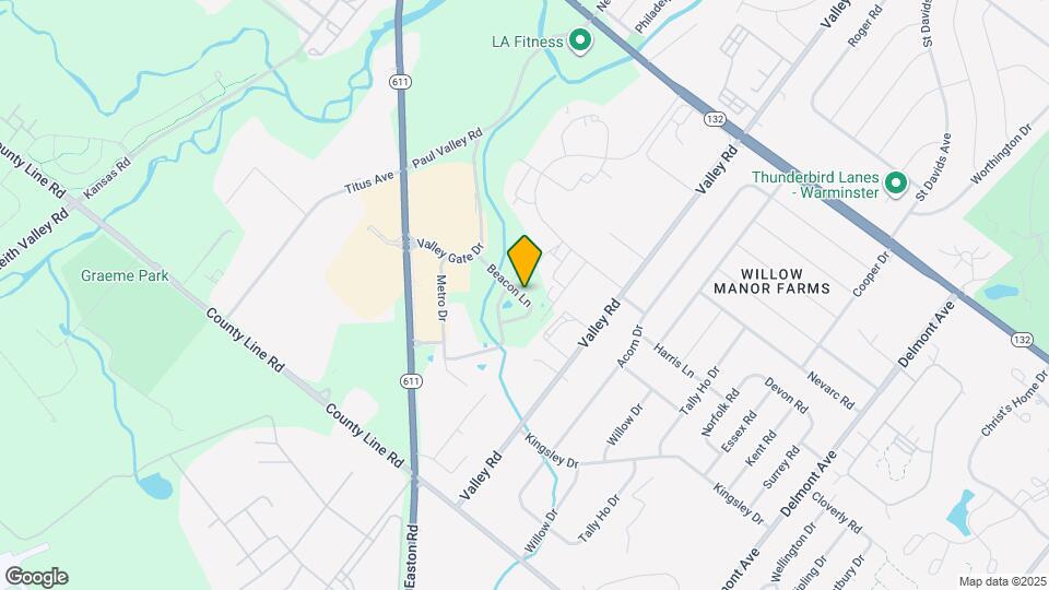 1736 Beacon Ln Map and Location Details