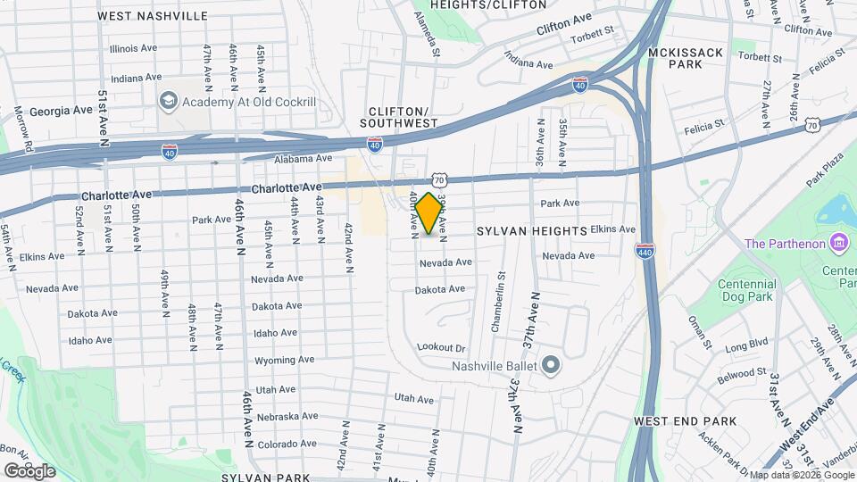 3907 Elkins Ave Map and Location Details
