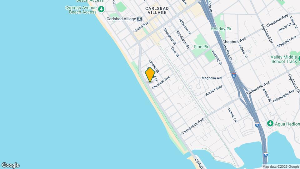 The Carlsbad Oceanfront Apartments Map and Location Details