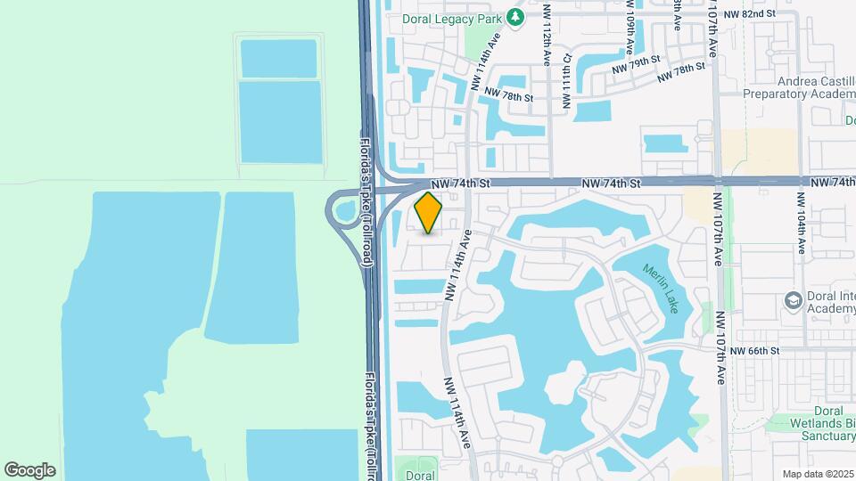 11525 NW 71st St Map and Location Details