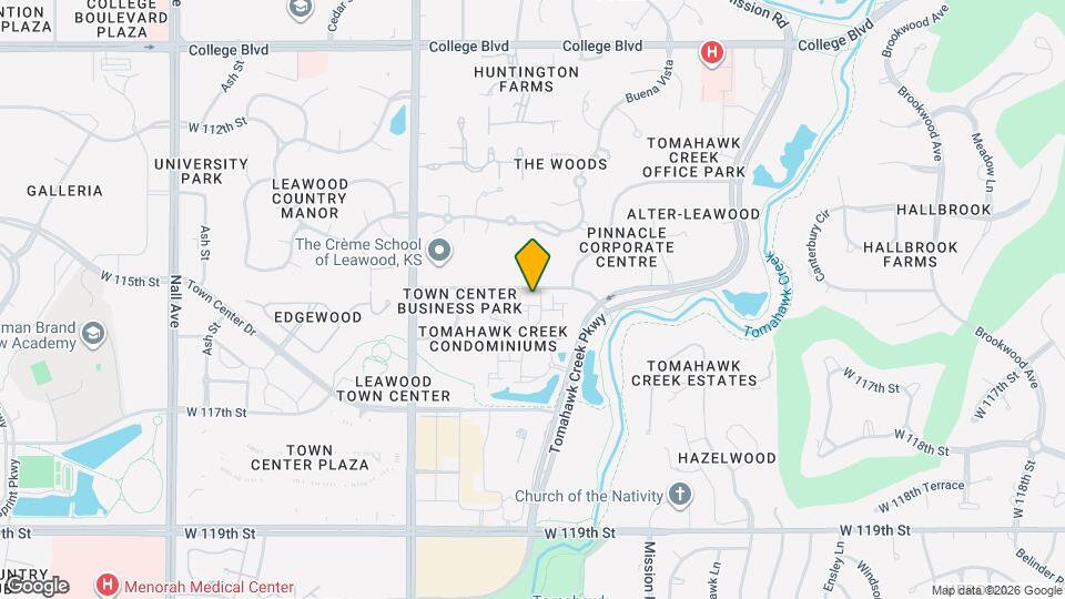 11609 Tomahawk Creek Pkwy Map and Location Details