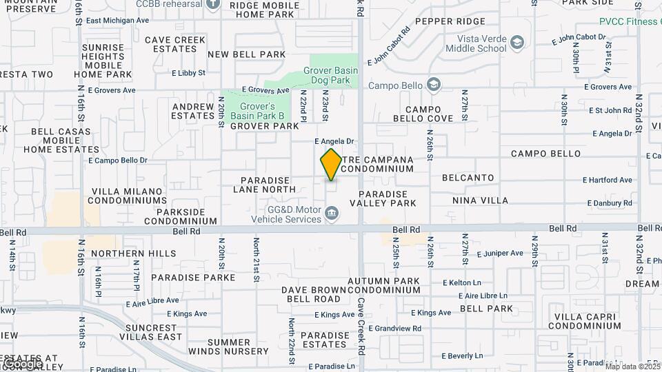 2311 E Hartford Ave Map and Location Details