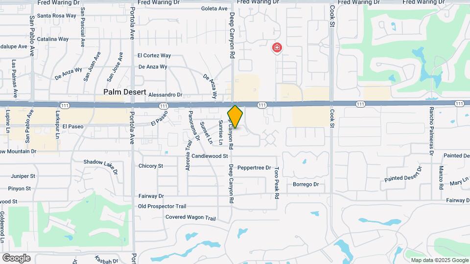 zAriana at El Paseo Boutique Apartment Homes Map and Location Details