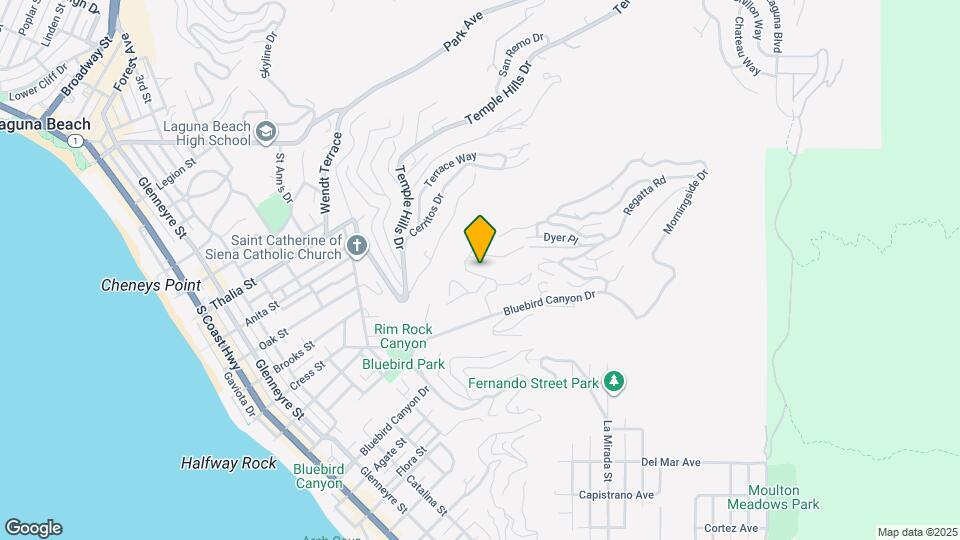 967 Oriole Dr Map and Location Details