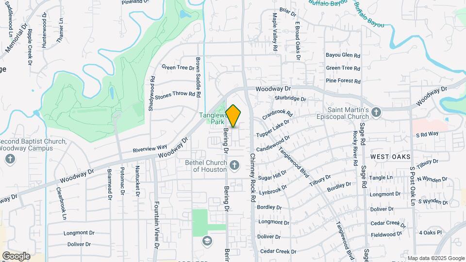 Woodway Pines Townhomes Condo Map and Location Details