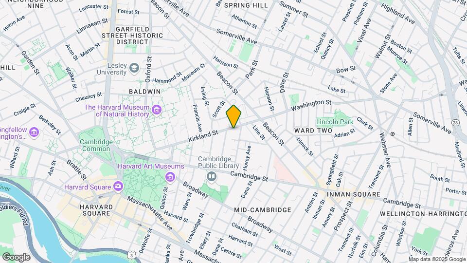 78 Kirkland St, Unit 22 Mapa y Detalles de la Ubicación