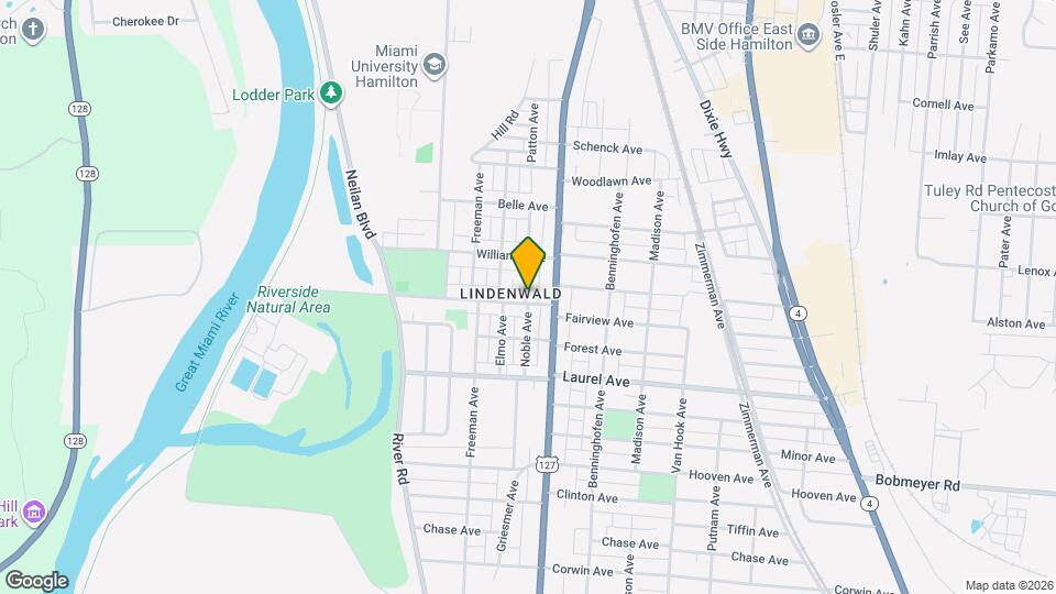 504 Fairview Ave Map and Location Details