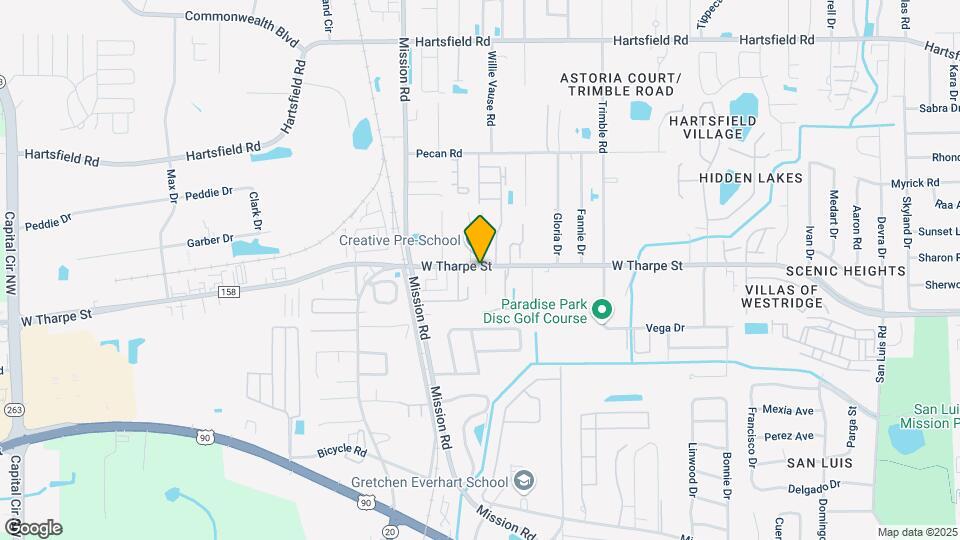 2741 W Tharpe St Map and Location Details