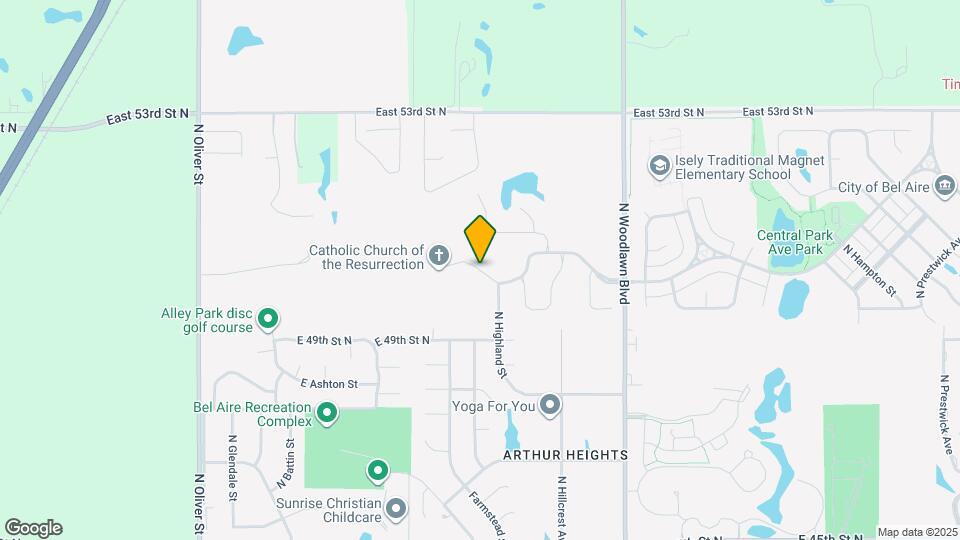 5431 N Colburn St Map and Location Details