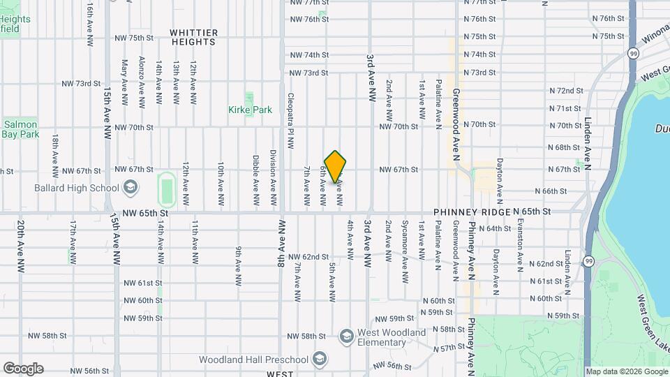 6537 5th Ave NW Map and Location Details