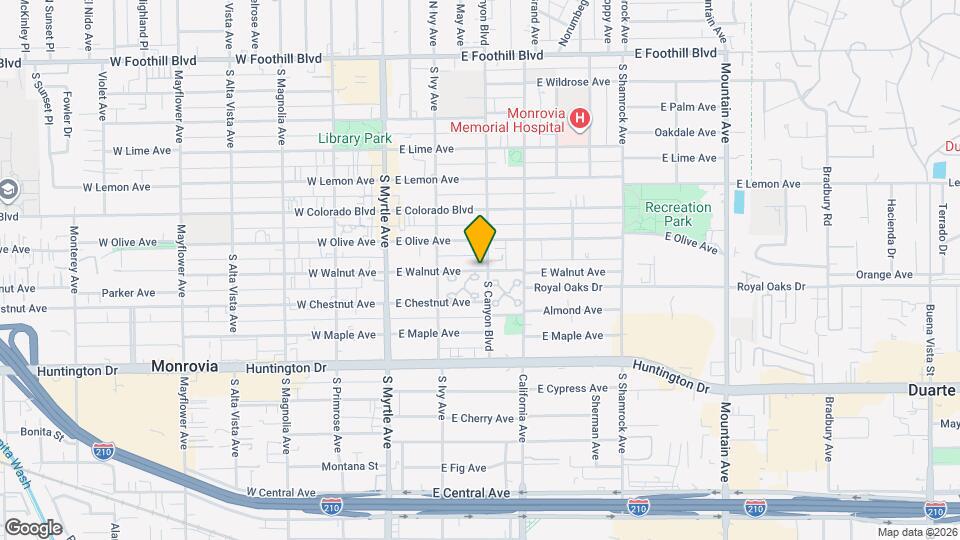 243 W Walnut Ave Mapa y Detalles de la Ubicación