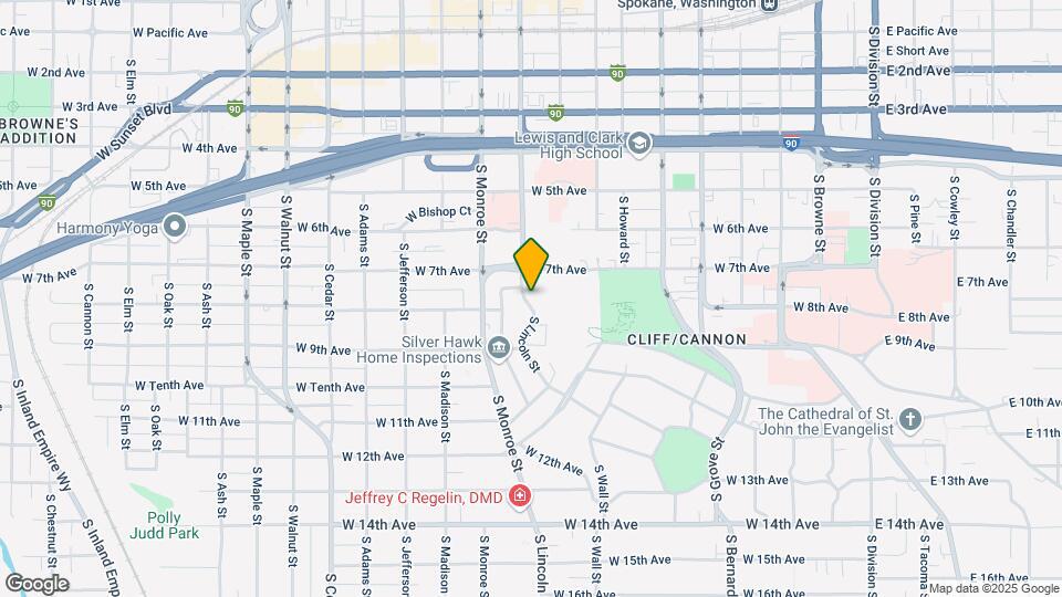 721-725 S Lincoln St Map and Location Details