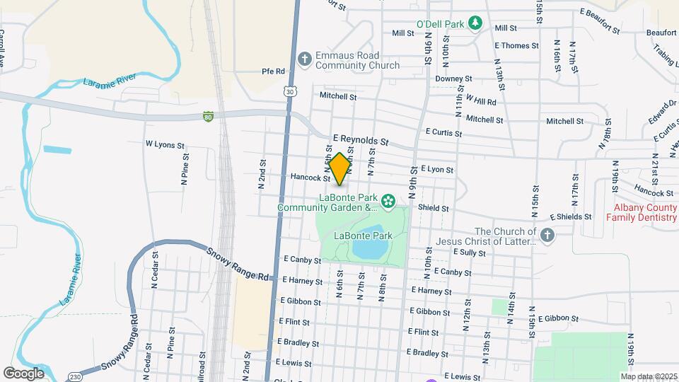 1264 N 6th St Map and Location Details