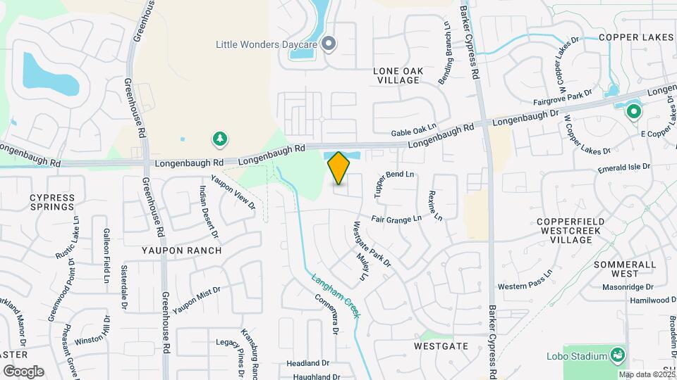 7814 Pasture Spring Ln Map and Location Details