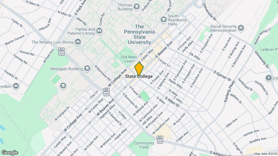 Nevins Real Estate Management Map and Location Details