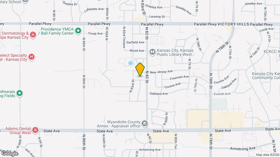 8220 Freeman Ave Map and Location Details