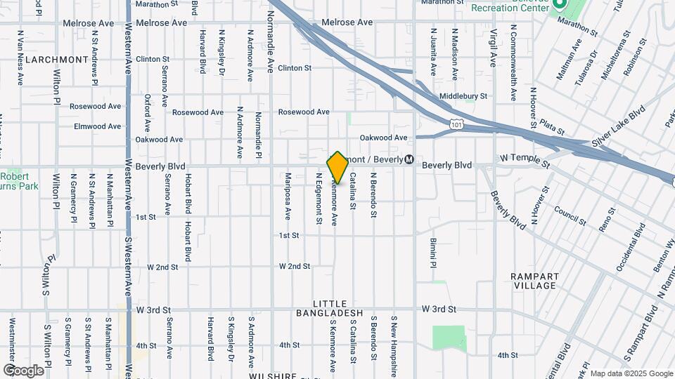 218 1/2 N Kenmore Ave, Unit 218.5 Map and Location Details