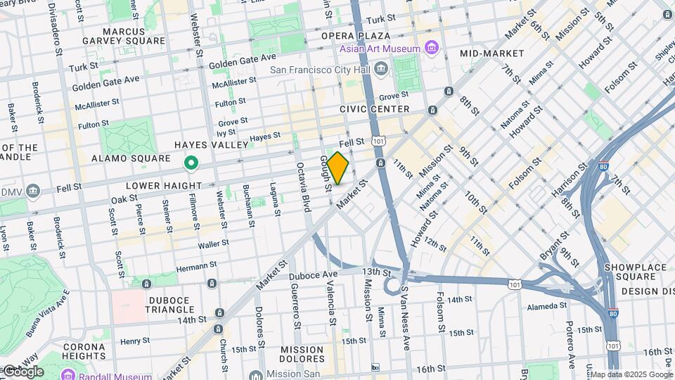 55 Page St Map and Location Details