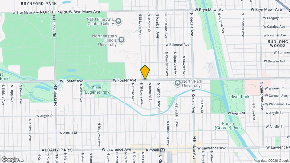 3447 W Foster Ave, Unit 1S Map and Location Details