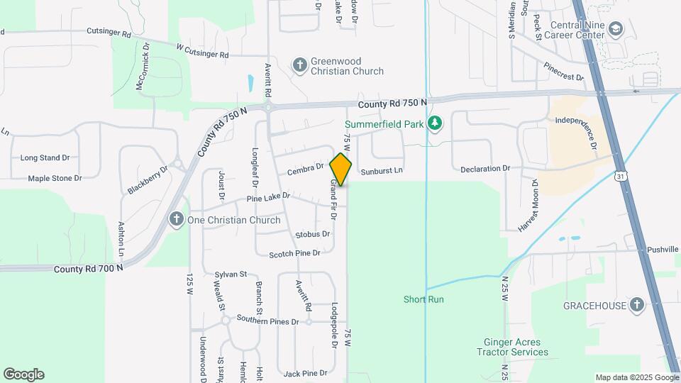 2493 Grand Fir Dr Map and Location Details