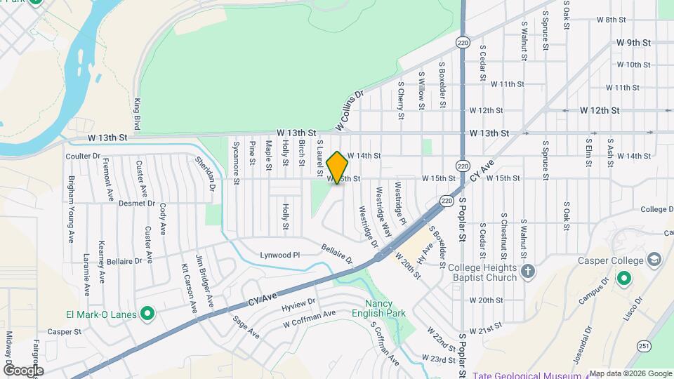 1522 Westridge Ter Mapa y Detalles de la Ubicación
