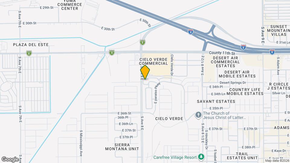 3401 S Desert Ironwood Dr Map and Location Details