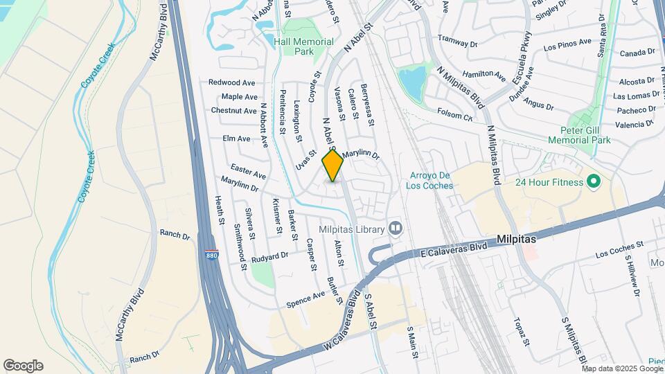 540 Penitencia Ct Map and Location Details