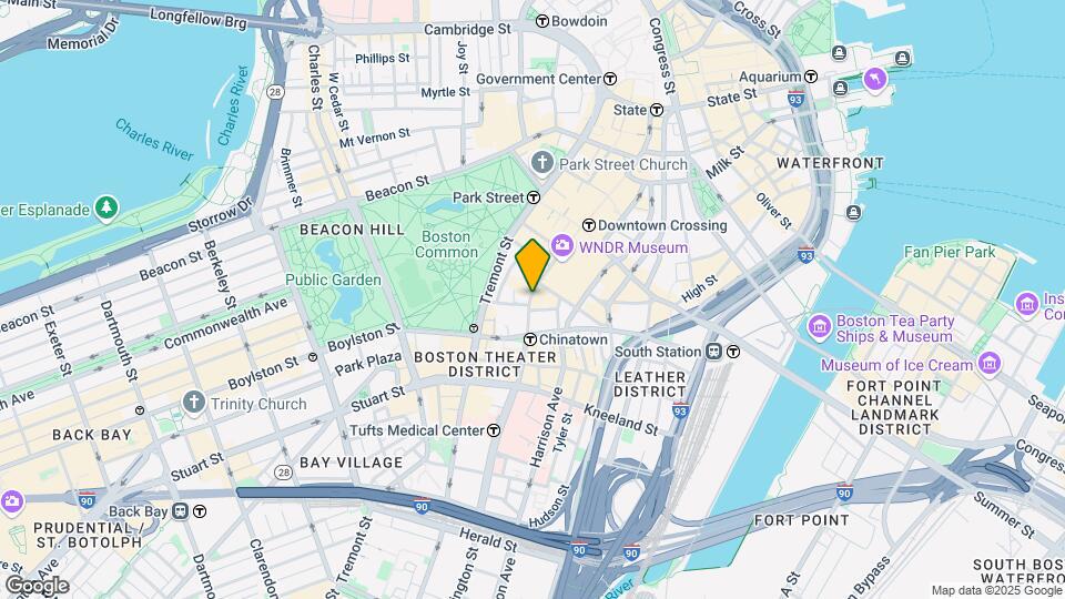 580 Washington St Map and Location Details