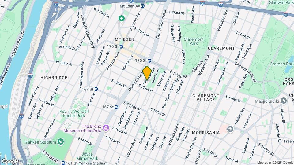 1310 Sheridan Ave Mapa y Detalles de la Ubicación
