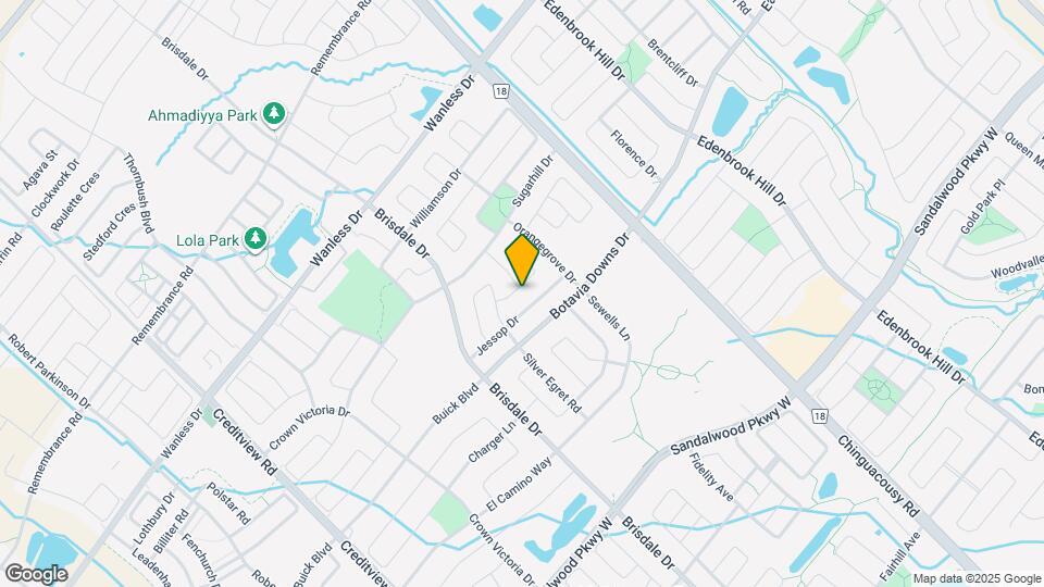 45 Keats Terrace Map and Location Details