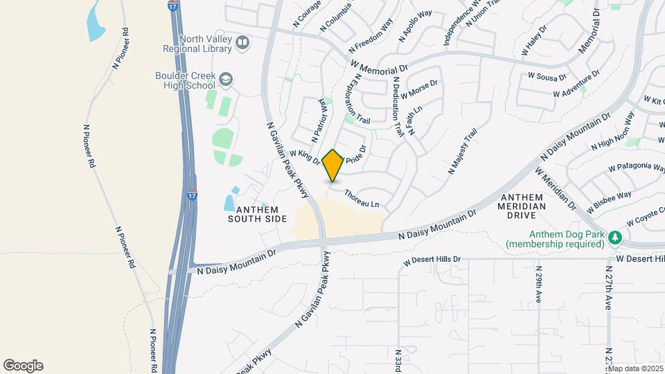 3450 Thoreau Ln Map and Location Details