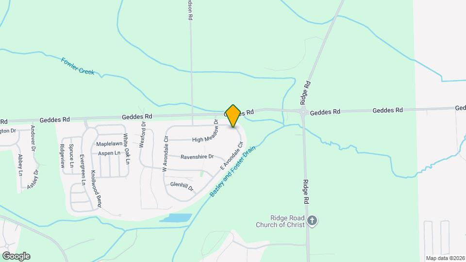 10156 E Avondale Cir Map and Location Details